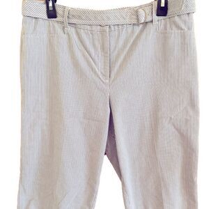 ALFANI BLUE and white striped Capris size 12